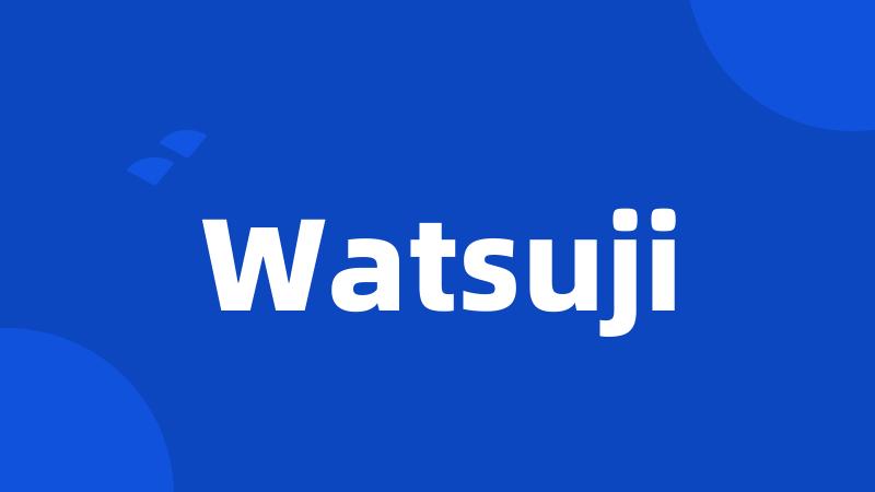 Watsuji