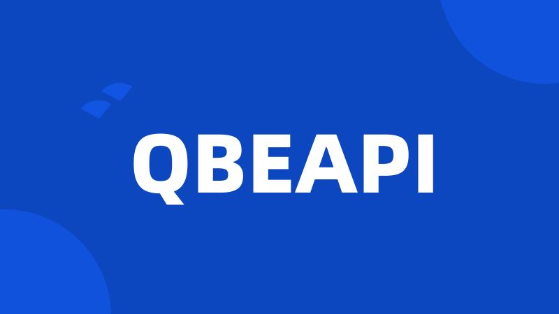 QBEAPI