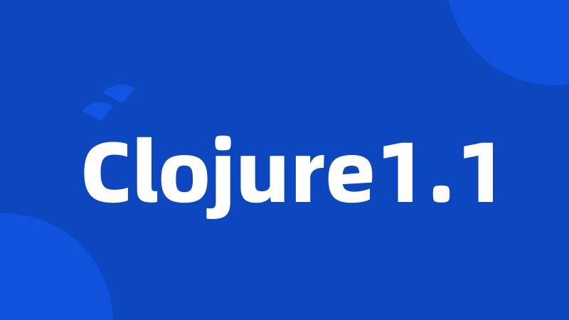 Clojure1.1