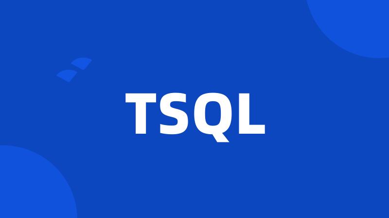 TSQL