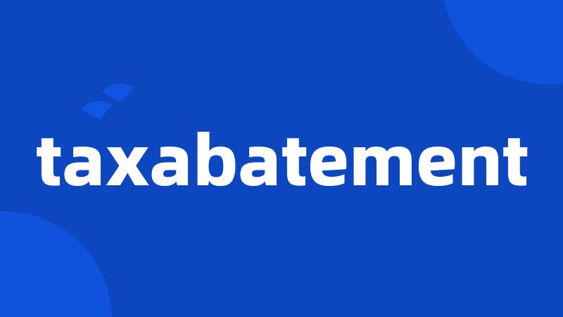 taxabatement