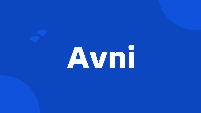 Avni