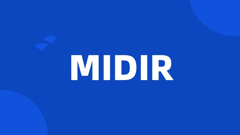 MIDIR