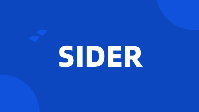 SIDER