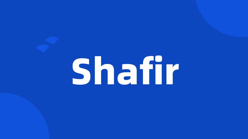 Shafir