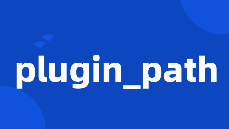 plugin_path