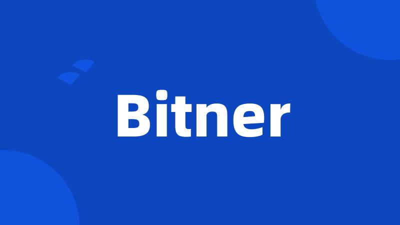 Bitner