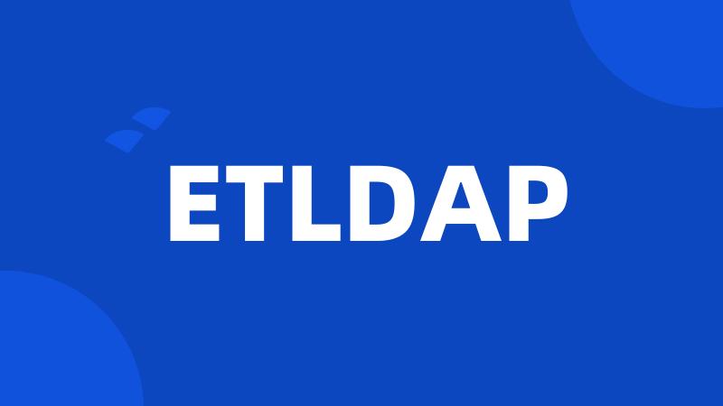 ETLDAP