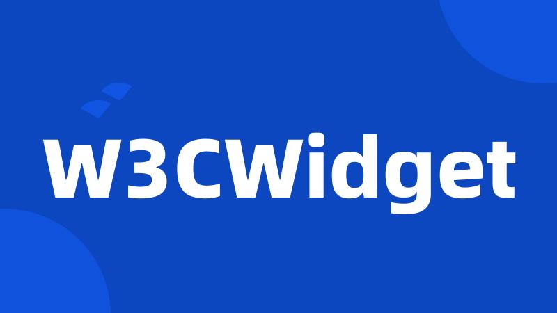 W3CWidget