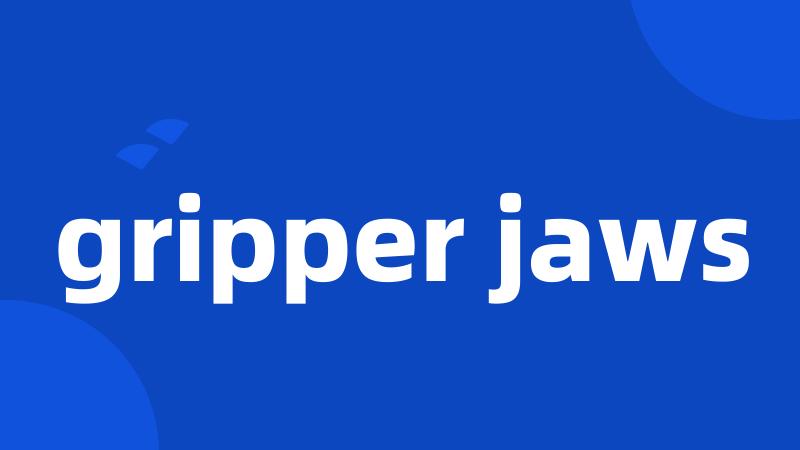 gripper jaws