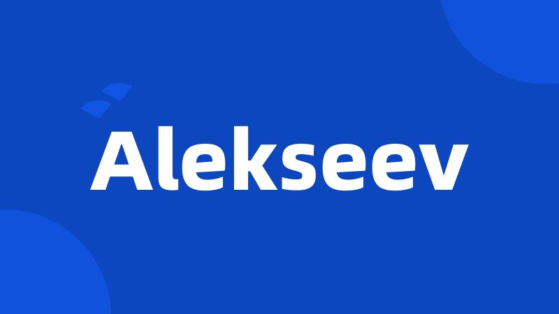 Alekseev