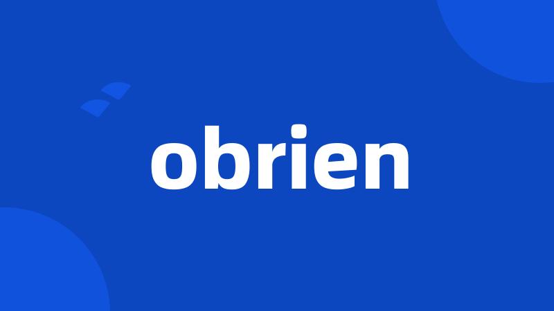 obrien