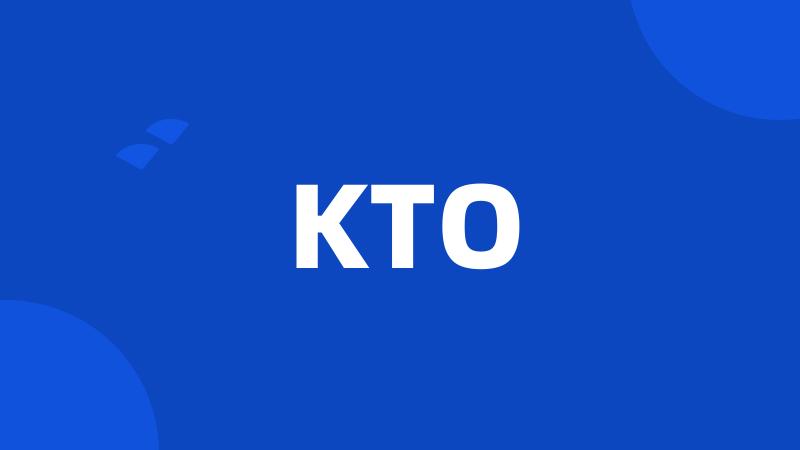 KTO