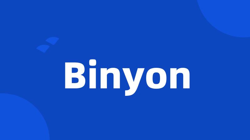 Binyon