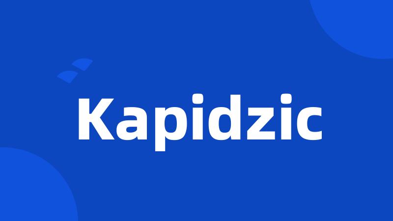 Kapidzic