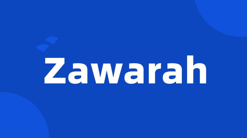 Zawarah