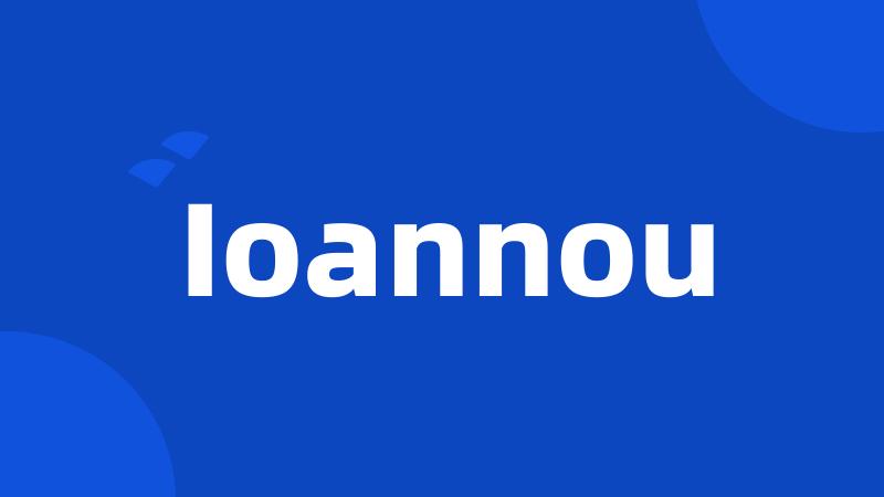 Ioannou