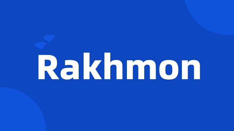 Rakhmon