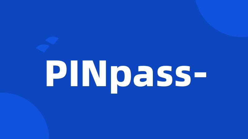 PINpass-