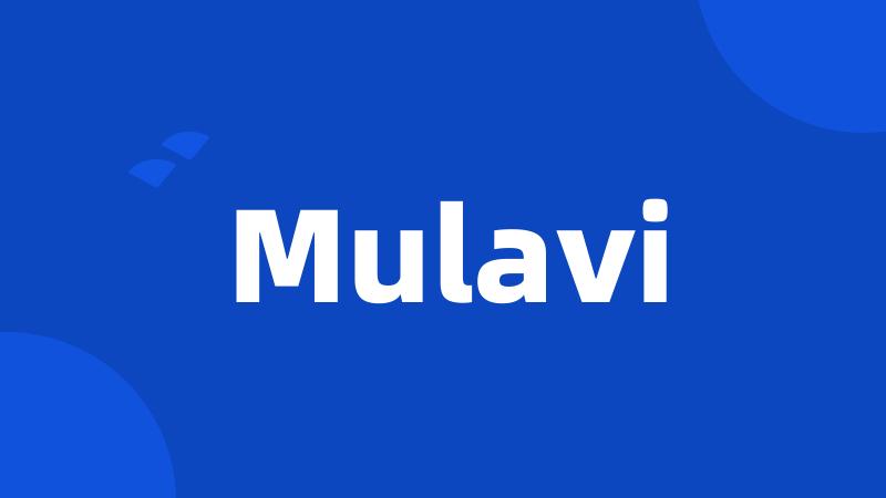 Mulavi