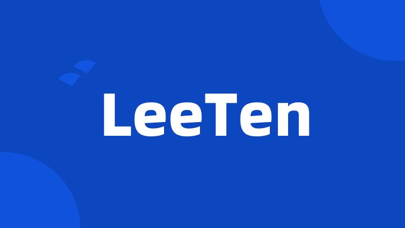 LeeTen