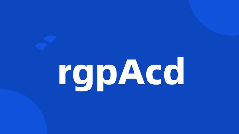 rgpAcd