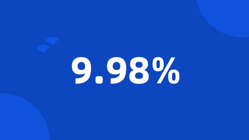 9.98%