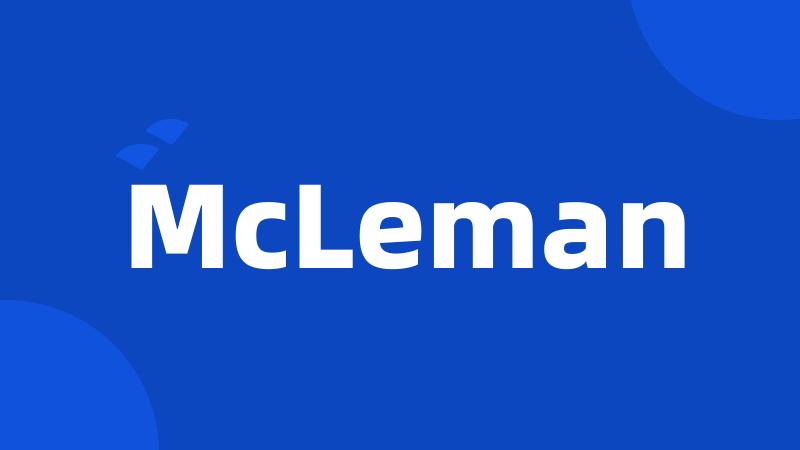 McLeman