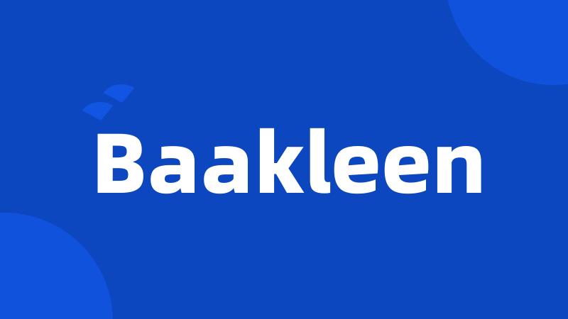 Baakleen