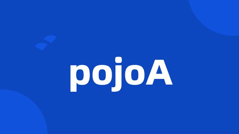 pojoA