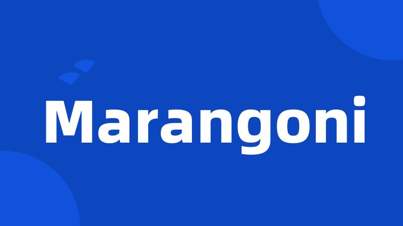 Marangoni