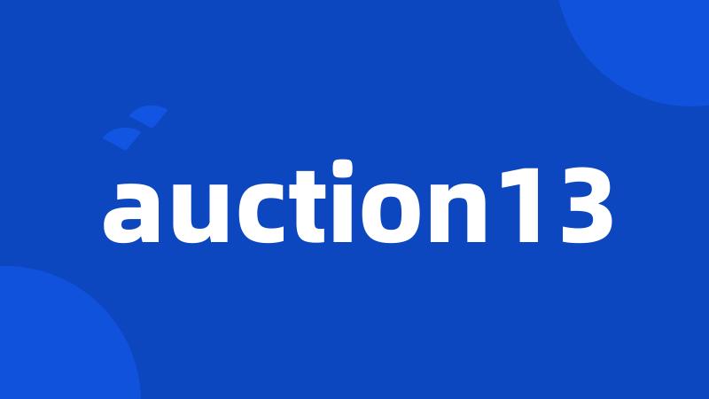 auction13