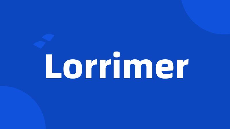 Lorrimer