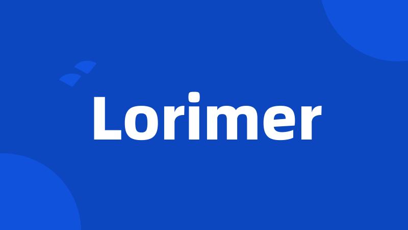 Lorimer