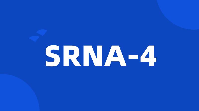 SRNA-4