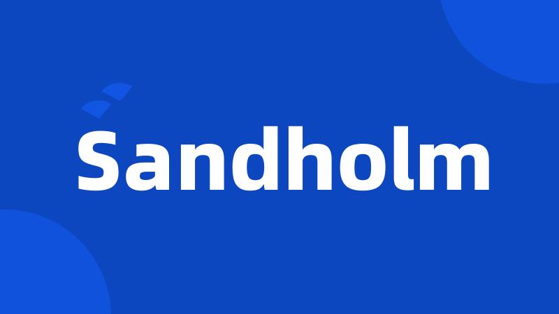 Sandholm