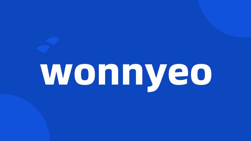 wonnyeo