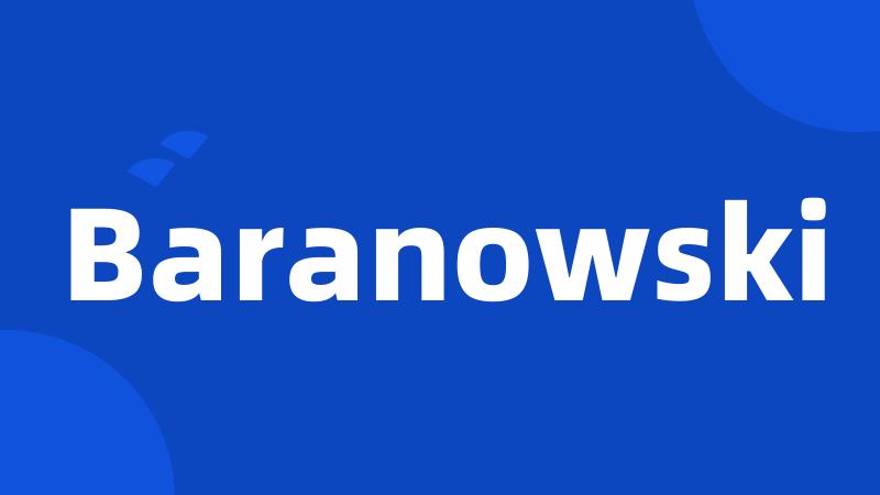 Baranowski