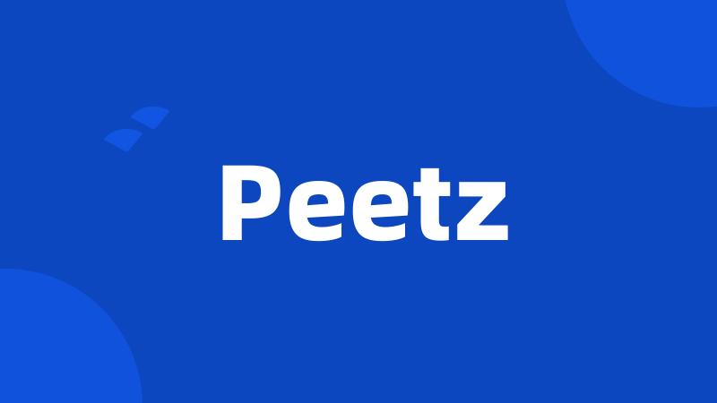 Peetz