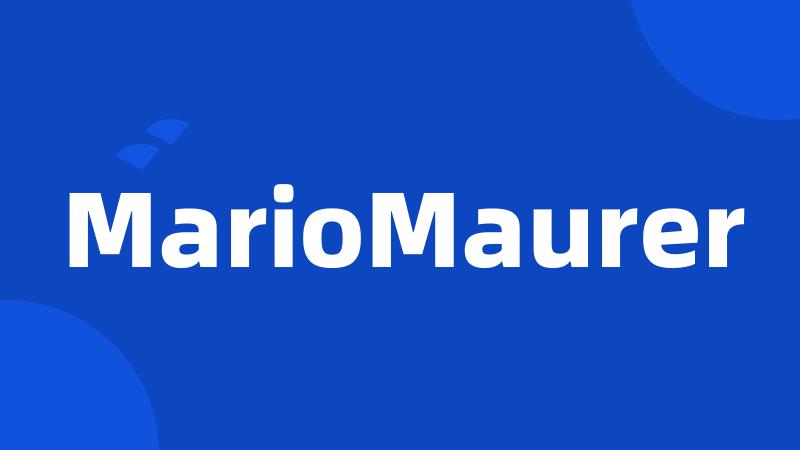 MarioMaurer