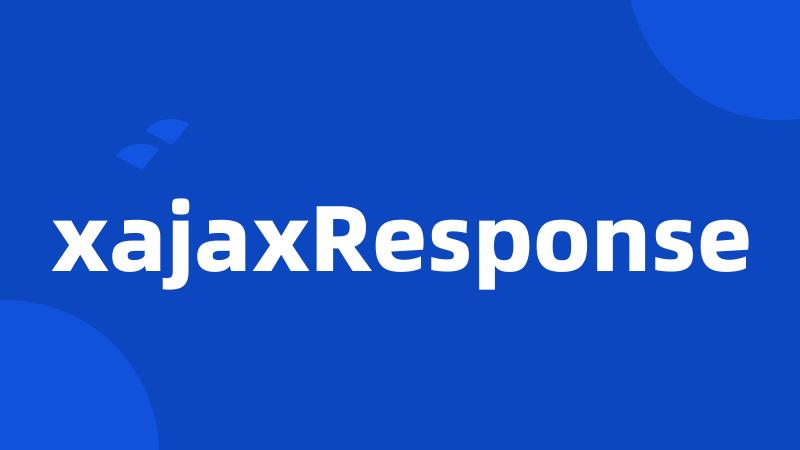 xajaxResponse