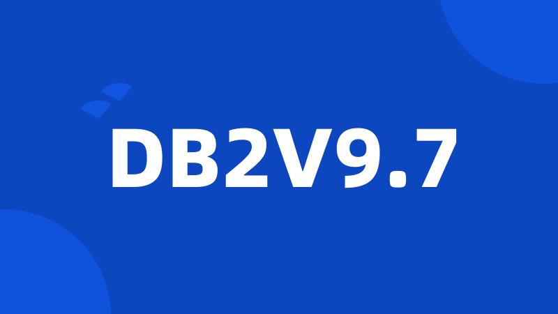 DB2V9.7