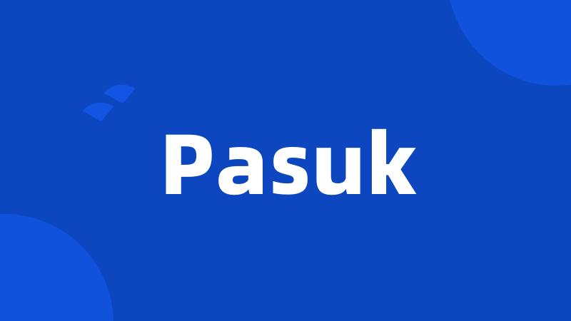 Pasuk