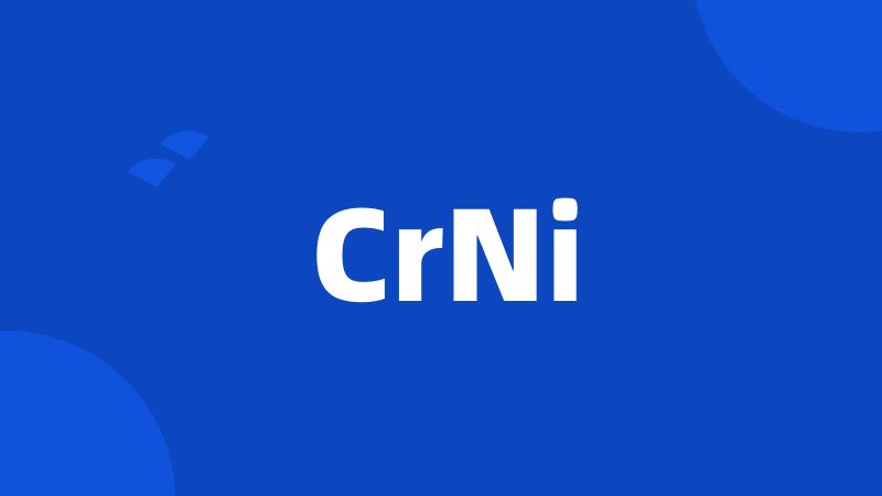 CrNi