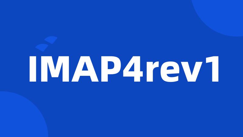 IMAP4rev1