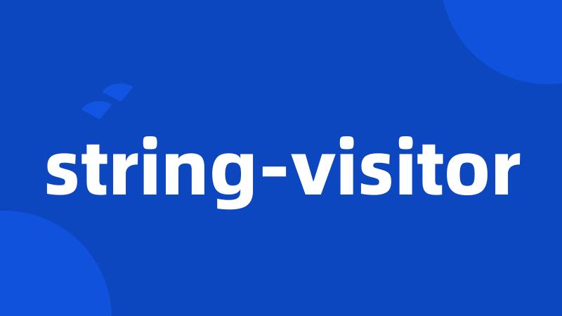 string-visitor