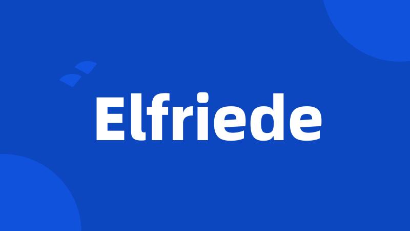 Elfriede