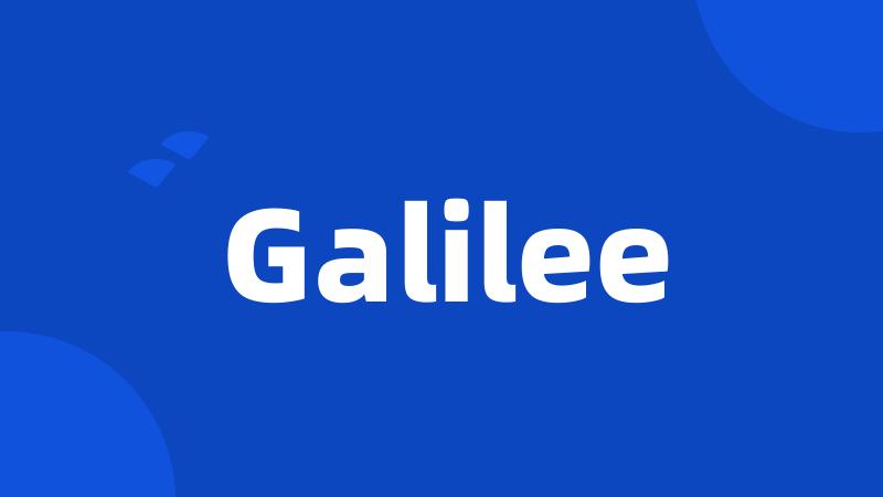 Galilee