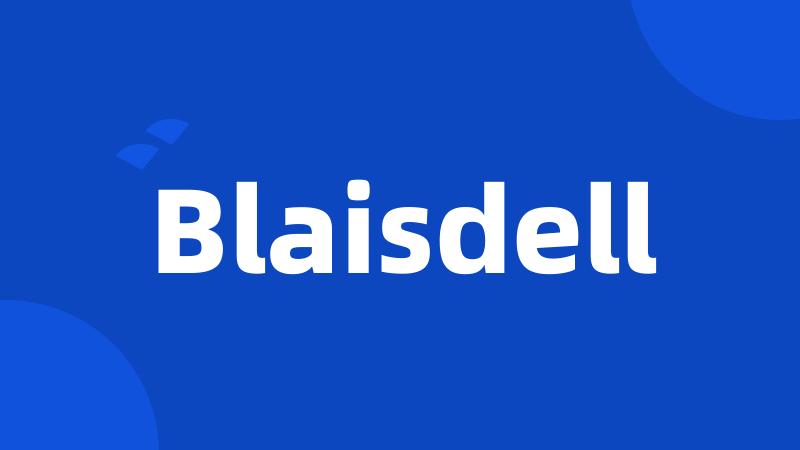 Blaisdell