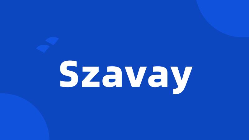 Szavay